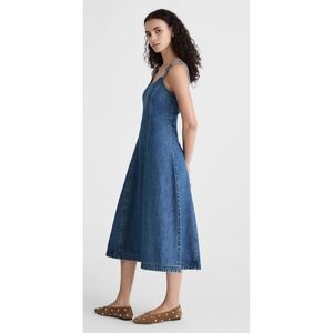Madewell Women's Denim Midi Dress Size M
